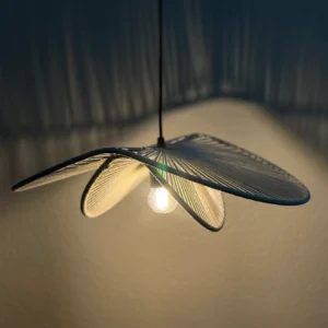off-white lotus lamp